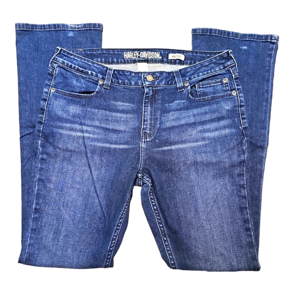 Harley-Davidson Other - Harley Davidson Jeans Mens 33x34 Denim Motorcycle Biker Bootcut EUC